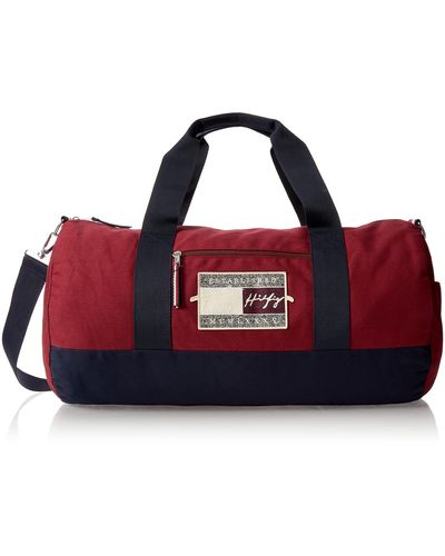 Tommy Hilfiger Signature Duffle Bag - Red