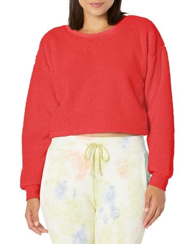 Splendid Sundown Ashley Pullover Sweatshirt - Red