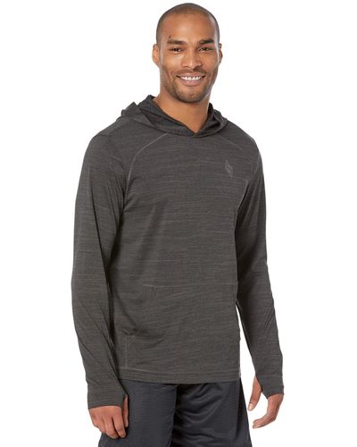 Skechers On The Road Hooded Long Sleeve - Gray