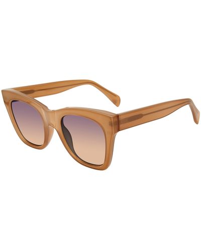 Steve Madden Female Sunglasses Style Zo Square - Black