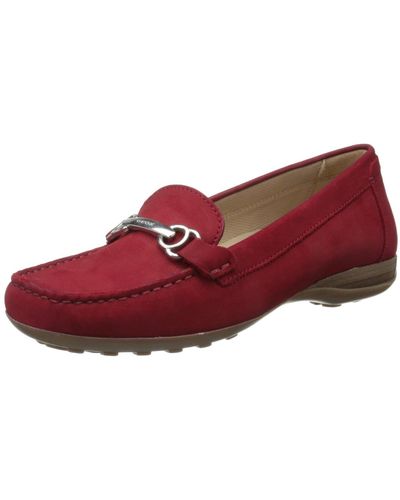 Geox Euro Slip-on Loafer,cherry,36 Eu/6 M Us - Red