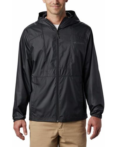 Columbia Flashback Big & Tall Windbreaker Jacke - Schwarz