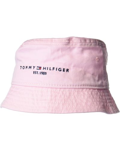 Tommy Hilfiger Mens Established Bucket Hat - Pink