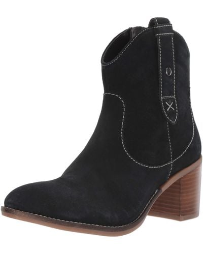 Hush Puppies Hannah Mid Boot Ankle - Black