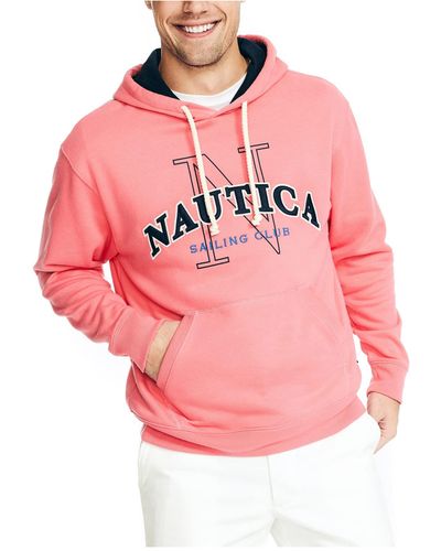 Nautica Sustainably Crafted Logo Hoodie - Pink