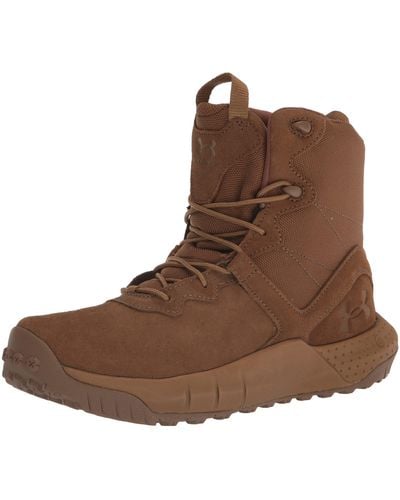 Under Armour Men's Micro G Valsetz Zip Military and Tactical Boot, (100)  Maverick Brown/Maverick Brown/Black, 6 : : Clothing, Shoes &  Accessories