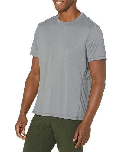 Jockey S Short Sleeve Motivation T-shirt With Mesh Piecing T Shirt - Gray