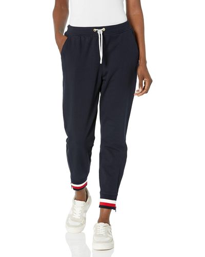 Tommy Hilfiger Adaptive Sweatpants With Drawcord Closure - Blue
