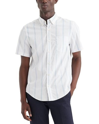 Dockers Classic Fit Short Sleeve Signature Comfort Flex Shirt - White
