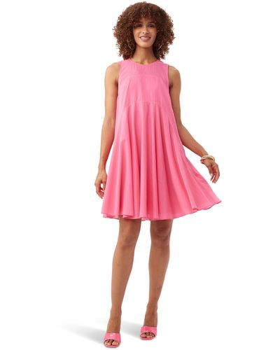 Trina Turk Cotton Shift Dress - Pink