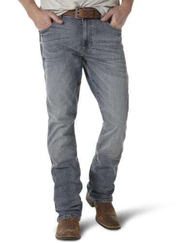 Wrangler Retro Slim Fit Boot Cut Jean Jeans - Grigio