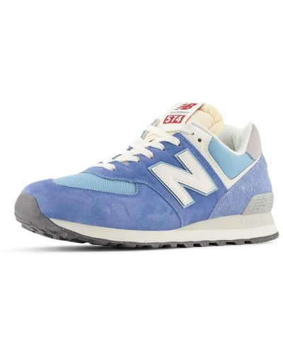 New Balance 574 V2 70s Racing Sneaker - Blauw