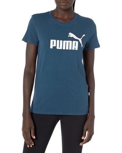 PUMA Essentials Logo Tee T-shirt - Blue