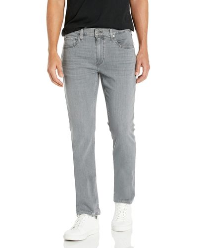 PAIGE Federal Transcend Slim Straight Fit Jean - Gray