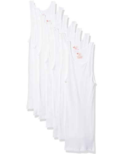 Hanes Ultimate 7-pack Comfortsoft Tank - White