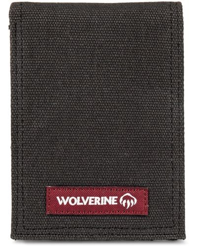 Wolverine Rfid Blocking Rugged Front Pocket Wallet - Black