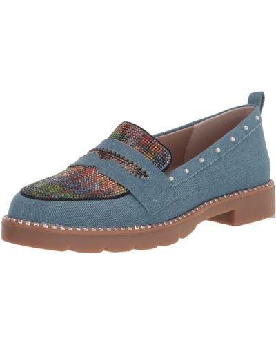 Betsey Johnson Halliee Loafer - Blue