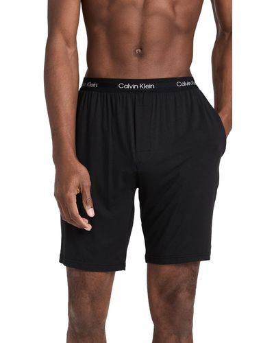 Calvin Klein Ultra Soft Modern Modal Sleep Short - Black
