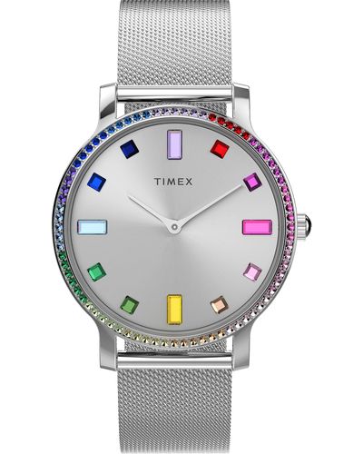 Timex Silver-tone Bracelet Silver-tone Dial Silver-tone - Gray
