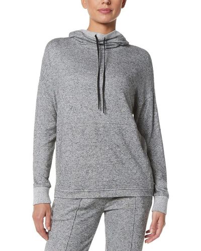 Andrew Marc Hachi Long Sleeve Funnel Neck Pullover - Gray