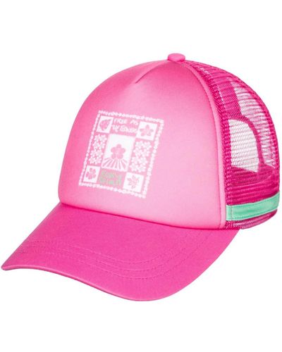 Roxy Dig This Trucker Hat - Pink