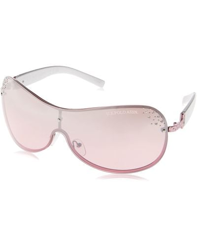U.S. POLO ASSN. Pa5025 Rhinestone Uv Protective Shield Sunglasses For . Classic Gifts For - Black