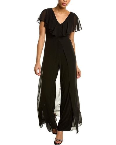 Black Adrianna Papell Jumpsuits and rompers for Women | Lyst