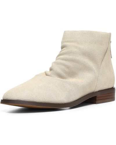 NYDJ Cailian Suede Ankle Boot - Natural
