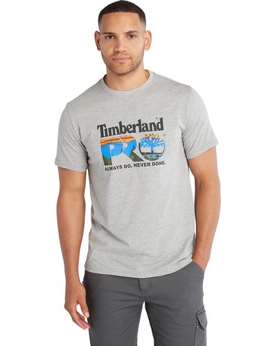 Timberland Core Chest Logo Short-sleeve T-shirt - Gray