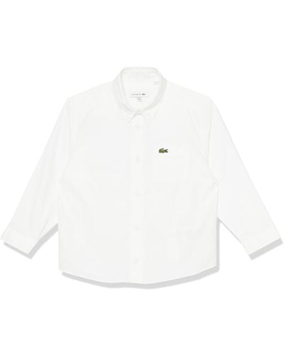 Lacoste Contrast Pocket Shirt - White