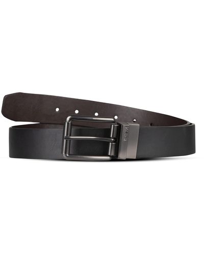 Hurley Reversible Leather Belts - Black