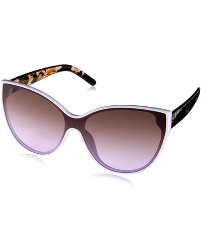 Nanette Lepore Nn396 Floral Uv Protective Cat Eye Shield Sunglasses. Fashionable Gifts For Her - Multicolor