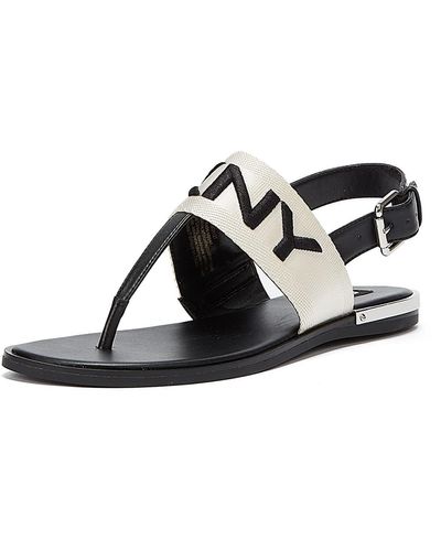 DKNY Flat sandals for Women | Online Sale up to 69% off | Lyst
