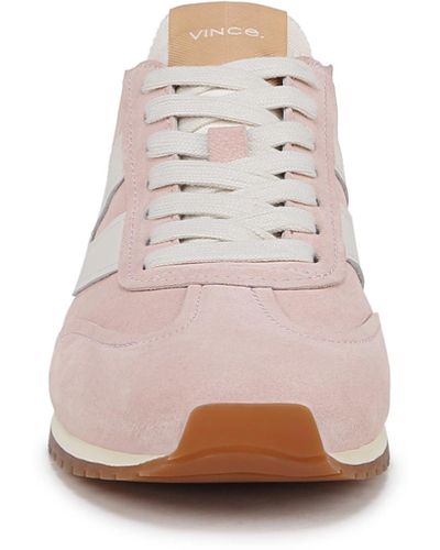 Vince S Oasis Runner-w Lace Up Fashion Sneaker Rosewater Pink 10 M