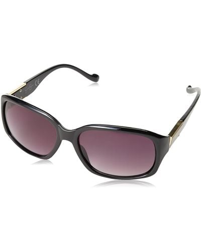 Jessica Simpson S J5555 Rectangular Sunglasses With 100% Uv Protection - Black