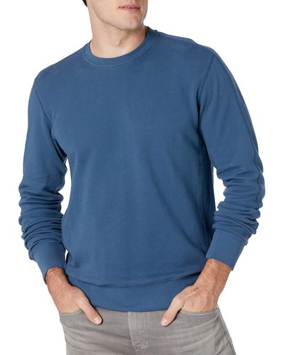 Velvet By Graham & Spencer Carson Organic Fleece Long Sleeve Pullover - Blue