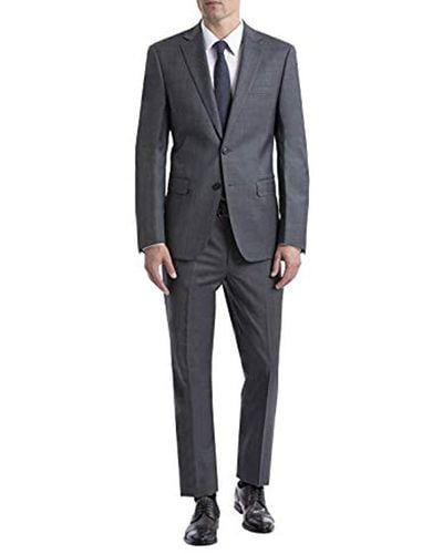 Calvin Klein Slim Fit Stretch Suit - Gray