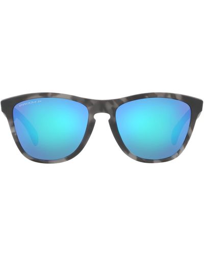 Oakley Oo9245 Frogskins Low Bridge Fit Square Sunglasses - Blue