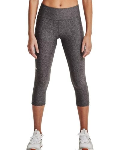 Under Armour Heatgear Armour Mid Pocketed Capri - Black