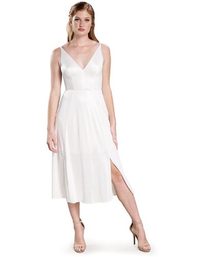 Dress the Population Serafina Midi Dress - White