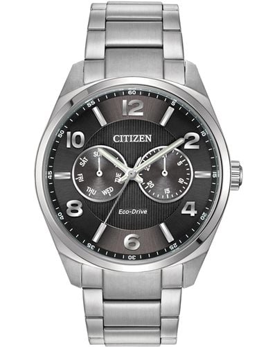 Citizen Eco-drive Corso Classic Watch In Stainless Steel - Metallic