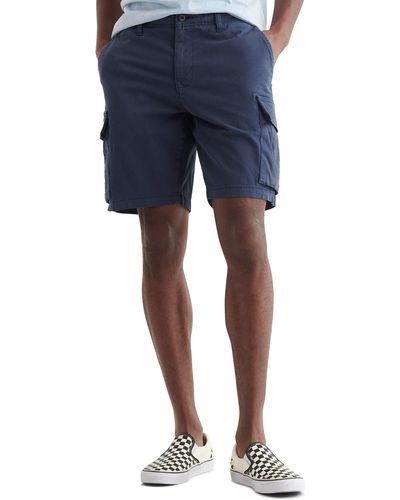 Lucky Brand Stretch Cotton Cargo Short - Blue