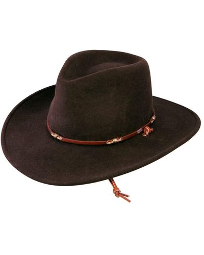 Stetson Wildwood Crushable Hat - Black