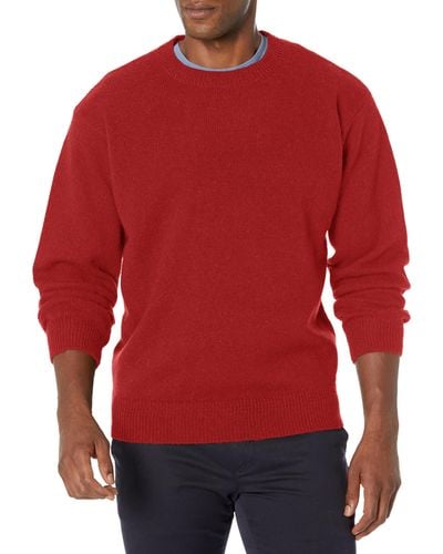 Pendleton Shetland Wool Crew - Red