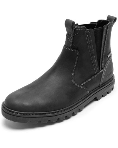 Rockport Mens Weather Or Not Chelseachelsea Boot - Black
