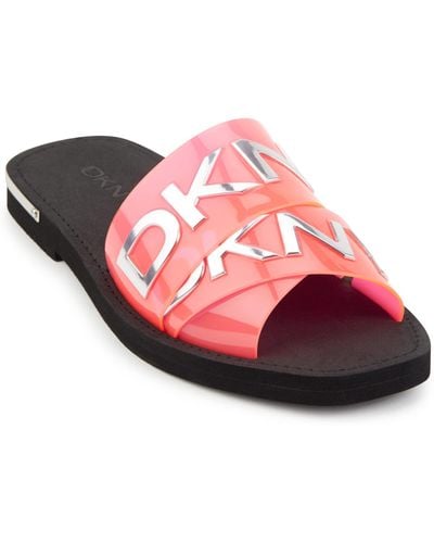 DKNY Idalie Flat Sandals - Pink