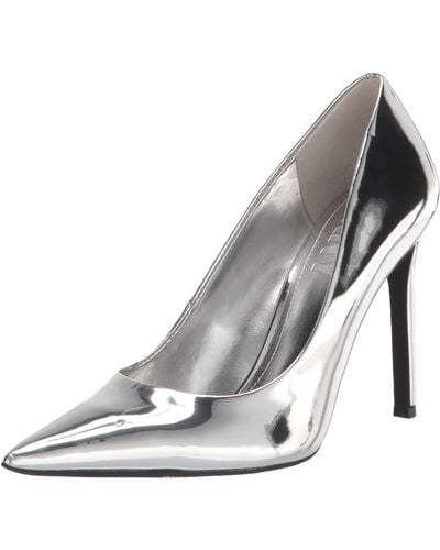 DKNY Essential Open Toe Fashion Pump Heel Sandal Heeled - Gray