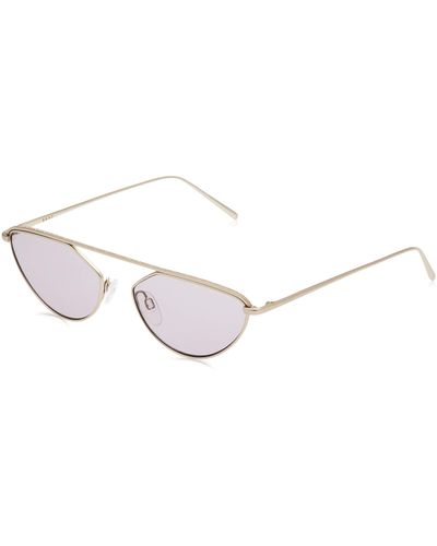 DKNY Dk109s Oval Sunglasses - Metallic