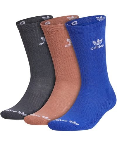 adidas Originals Trefoil Cushioned Crew Socks - Blue