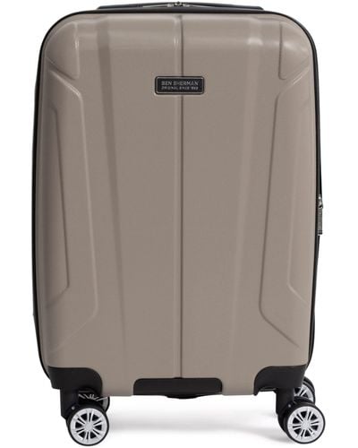 Ben Sherman Spinner Travel Upright Luggage Derby - Gray